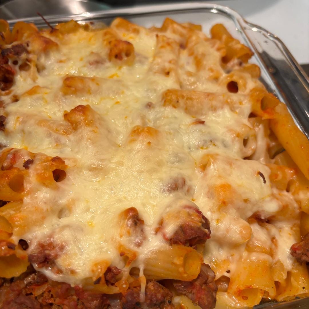 Beef and Rotini in Garlic Parmesan Sauce Recipe (2)