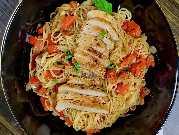 Bruschetta Chicken Pasta (4)