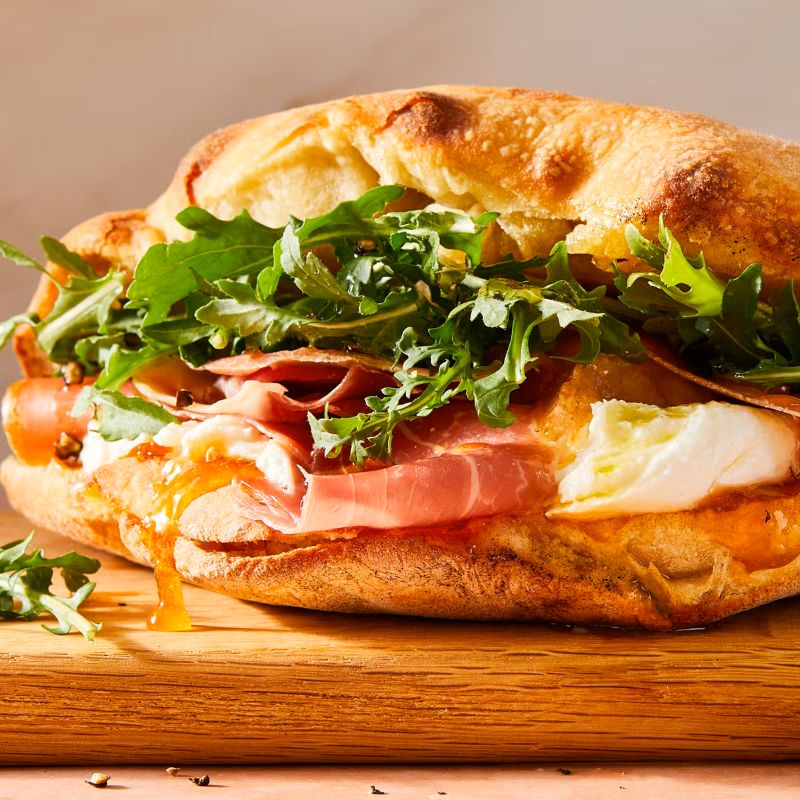 Burrata Pizza Sandwiches