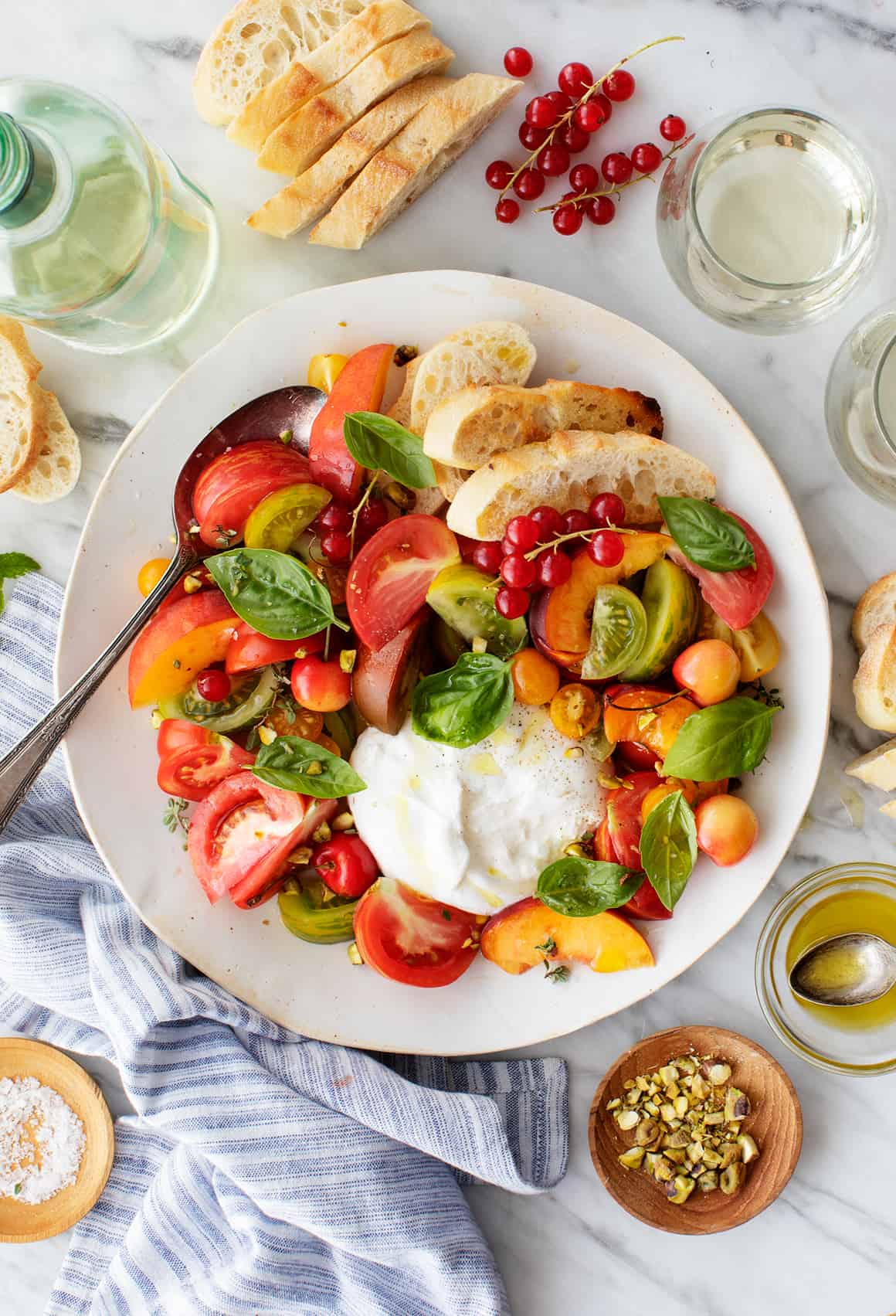 Burrata with Heirloom Tomatoes