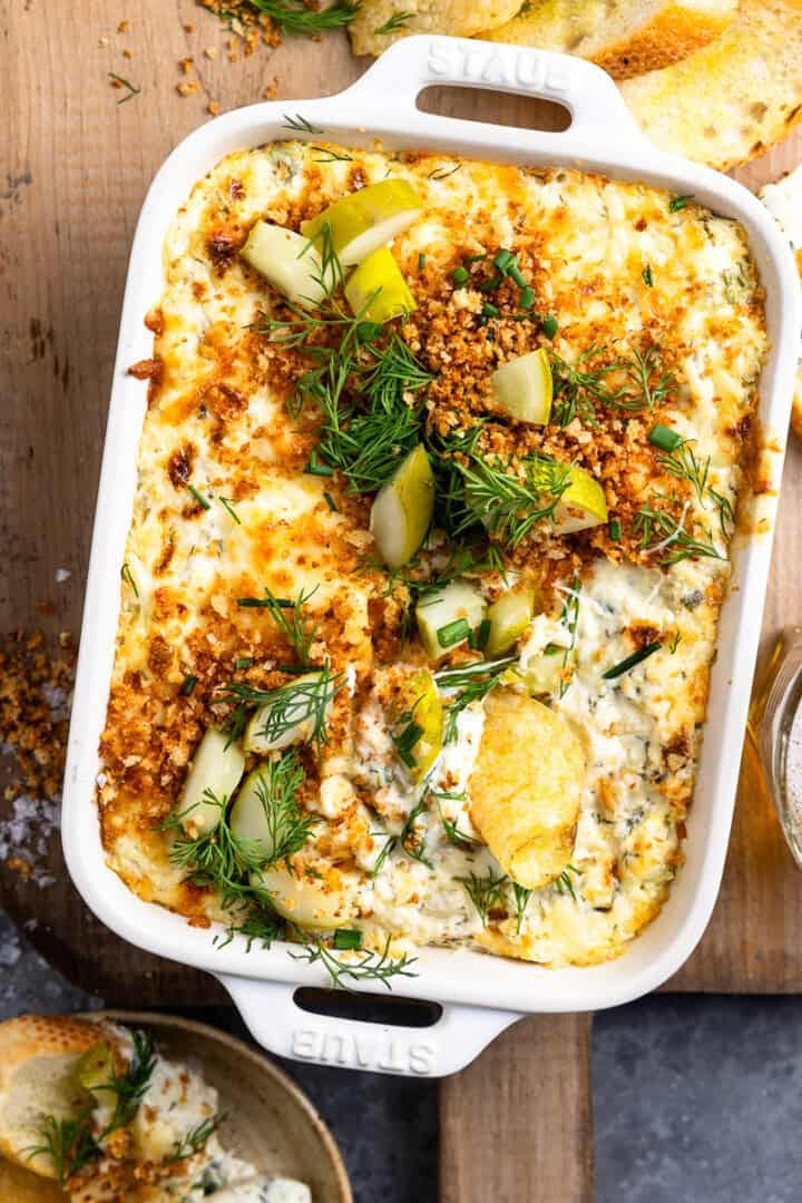 Cheesy Baked Pickle Dip (3)