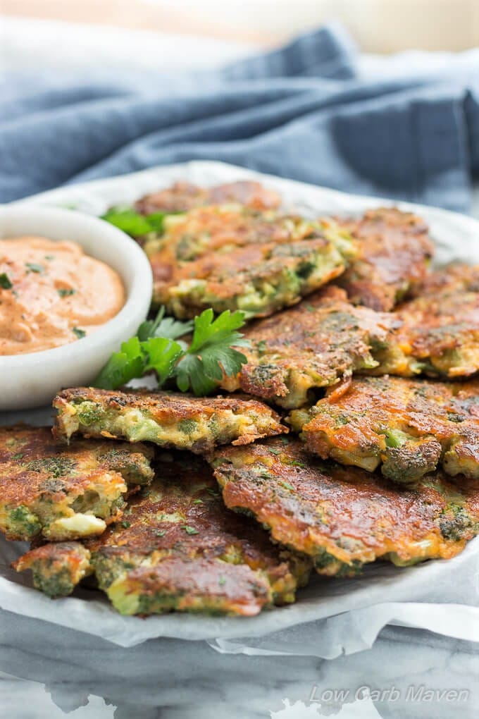 Cheesy Broccoli Fritters