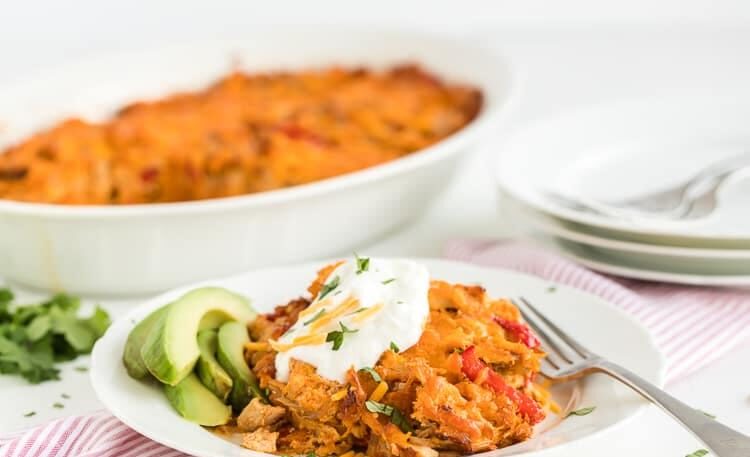 Chicken Fajita Casserole Recipe (4)