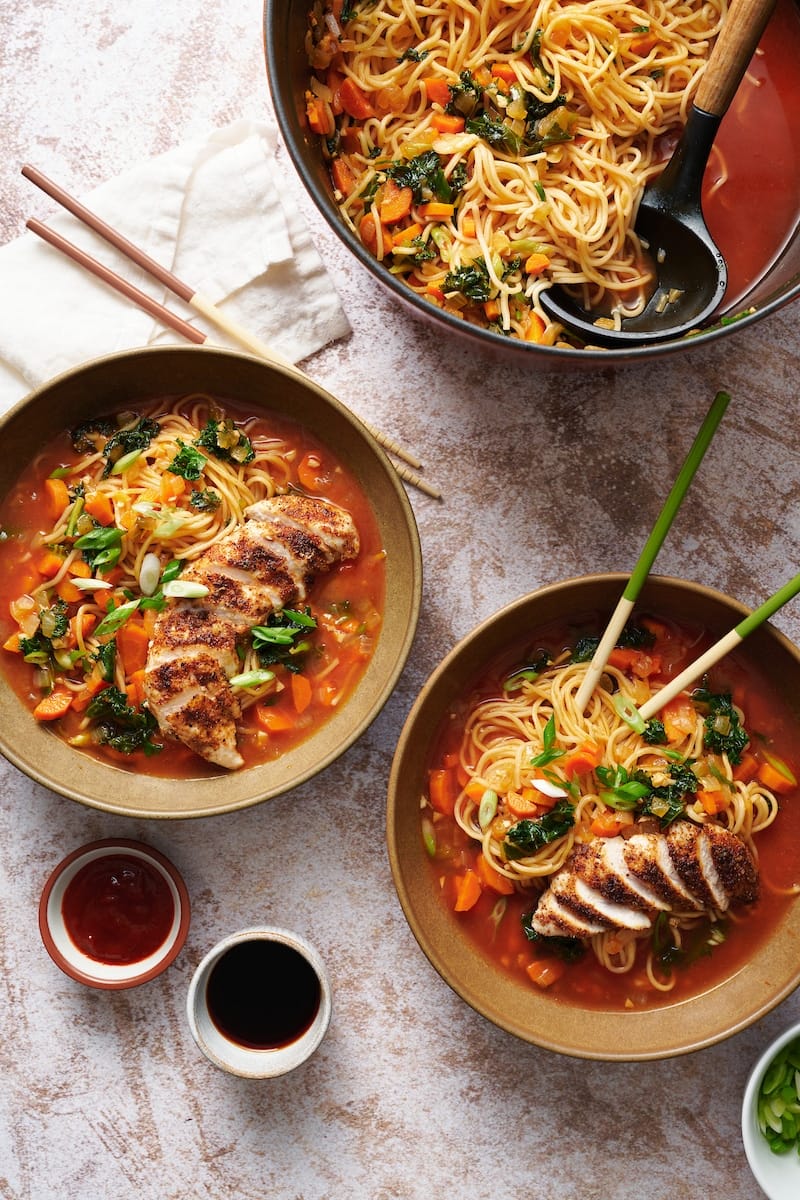 Chicken Ramen Noodle Soup