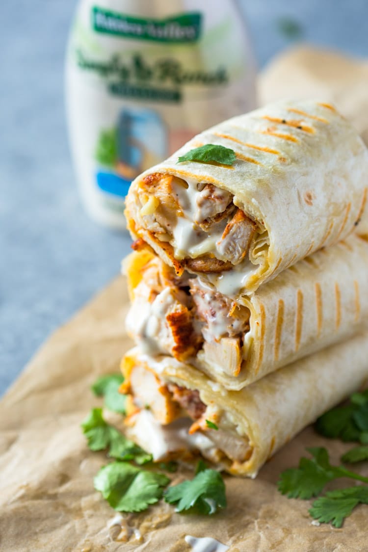 Chicken Ranch Wraps Recipe (1)