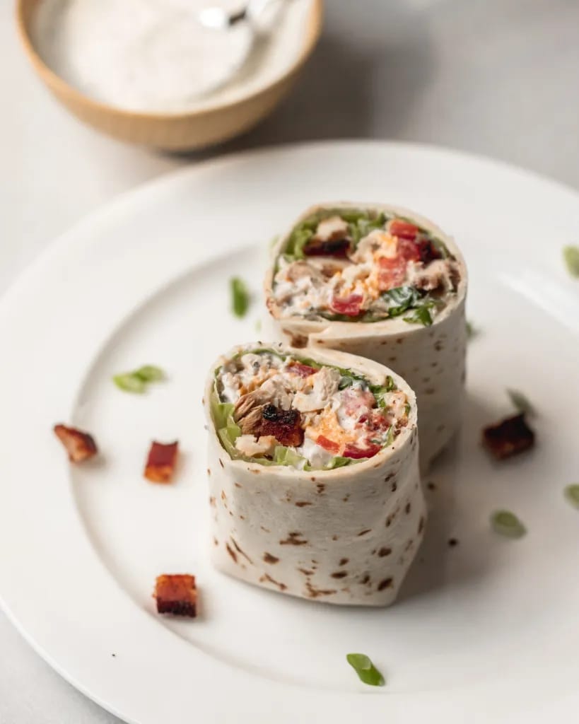 Chicken Ranch Wraps Recipe (2)