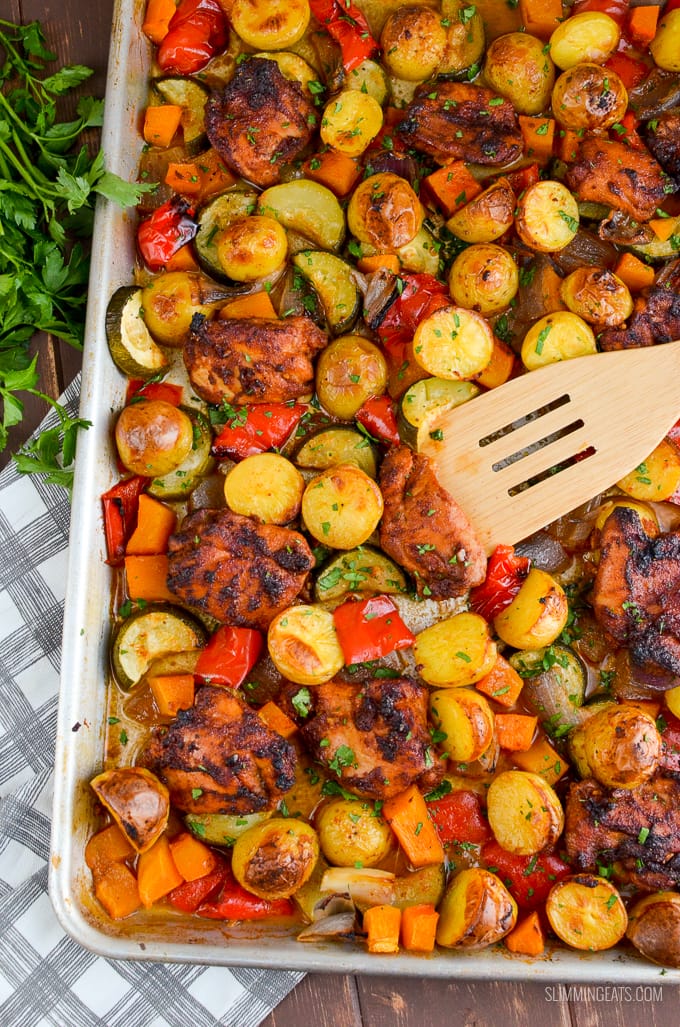 Chicken and Vegetable Traybake