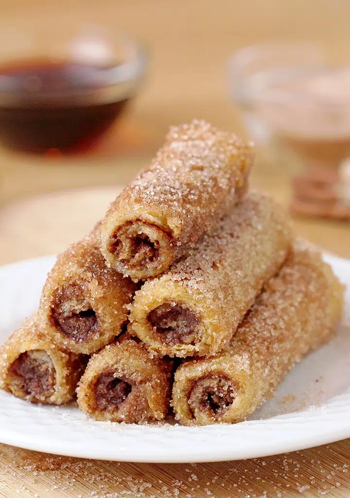 Cinnamon Roll French Toast Roll Ups (4)