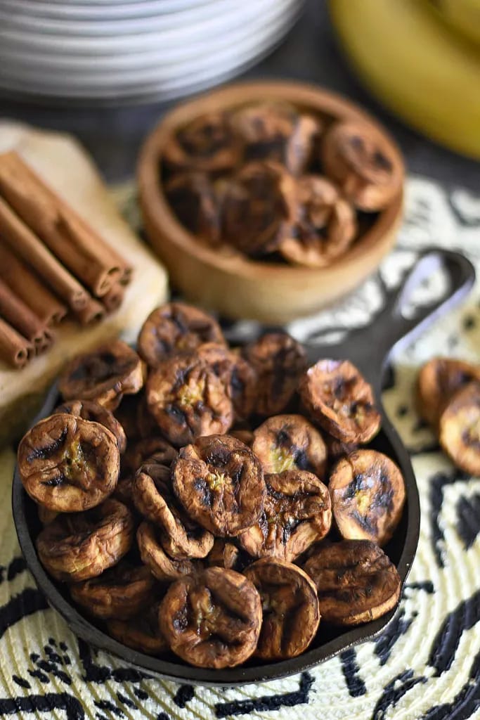 Cinnamon Sugar Air Fryer Banana Chips (4)