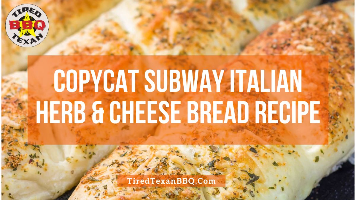 Copycat Subway Italian Herb & Cheese Bread Recipe