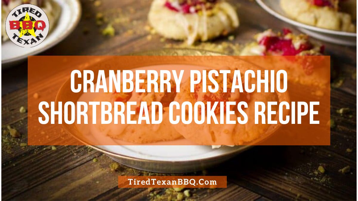 Cranberry Pistachio Shortbread Cookies Recipe