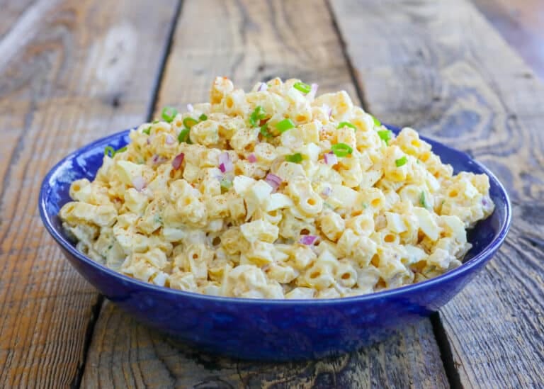 Creamy Deviled Egg Pasta Salad Recipe (2)