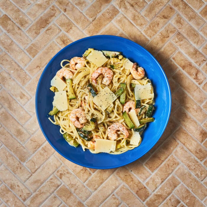 Creamy King Prawn & Courgette Spaghetti Recipe (1)