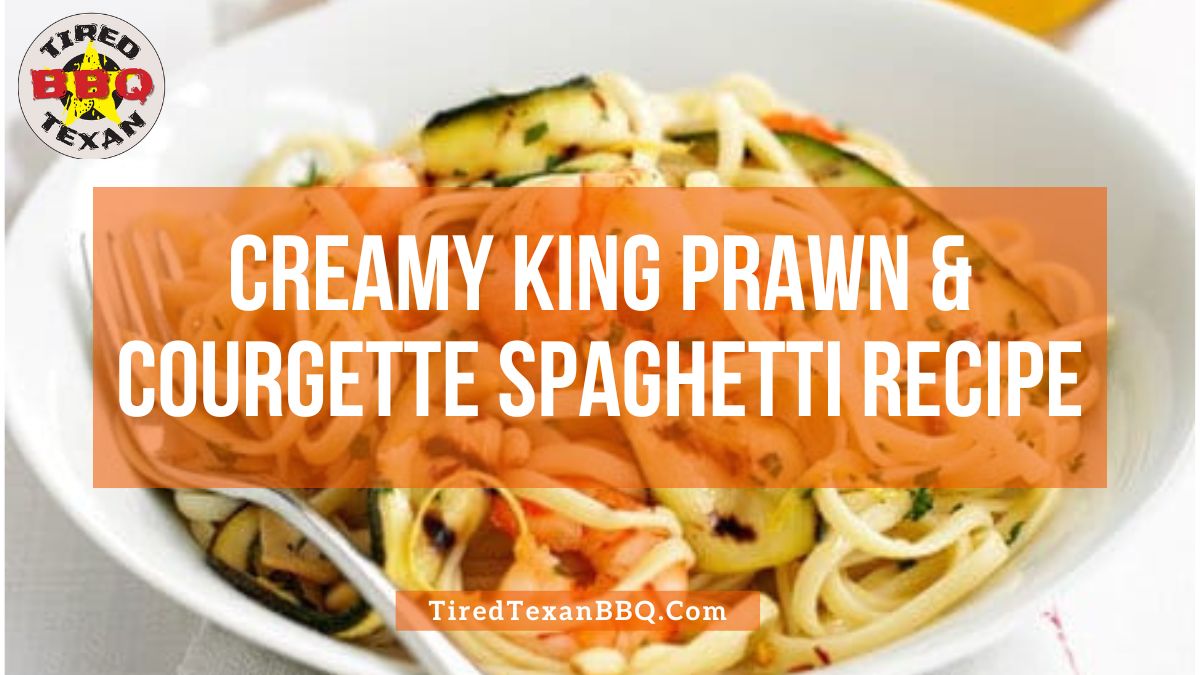 Creamy King Prawn & Courgette Spaghetti Recipe