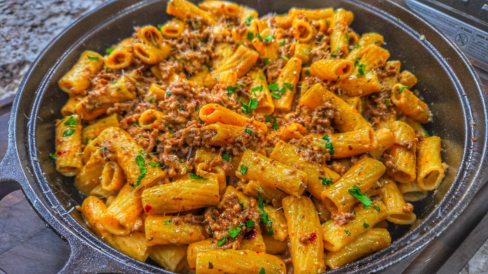Creamy Parmesan Beef Rigatoni (1)