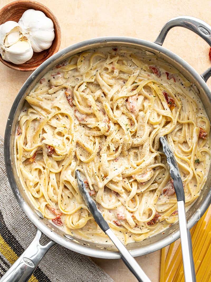Creamy Sun Dried Tomato Pasta