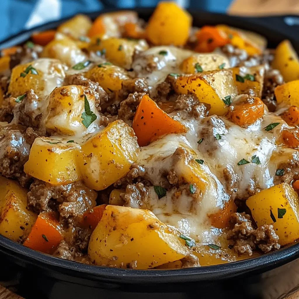 Crock Pot Cheesesteak Potato Casserole Recipe (4)