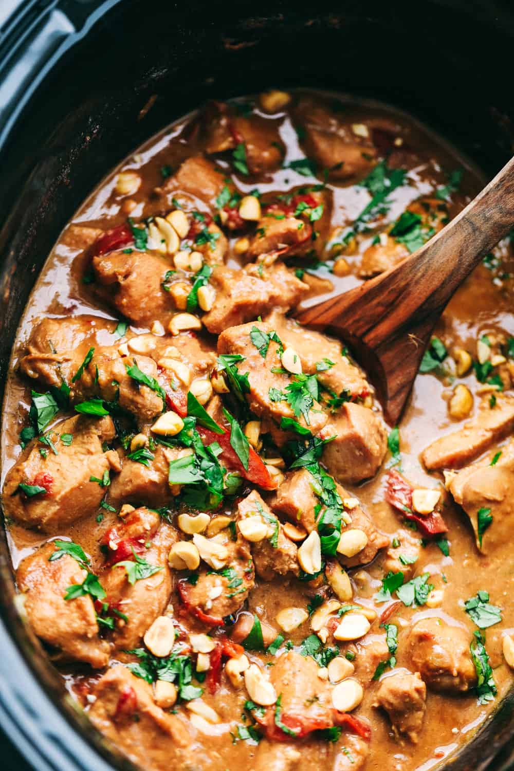 Crockpot Thai Peanut Chicken Recipe (2)