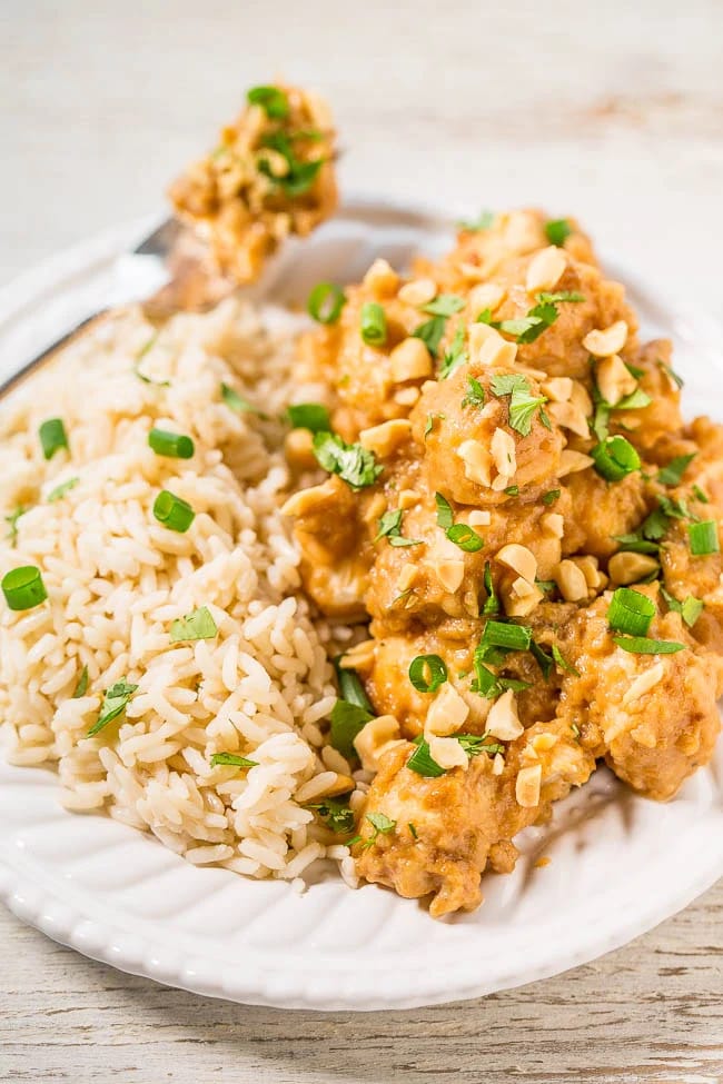 Crockpot Thai Peanut Chicken Recipe (4)