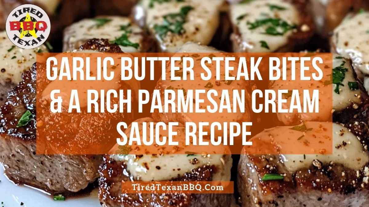 Garlic Butter Steak Bites with a Rich Parmesan Cream Sauce Recipe