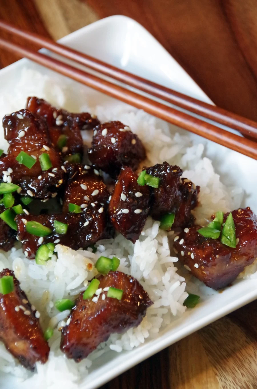 Glazed Pork Belly Rice Bowl