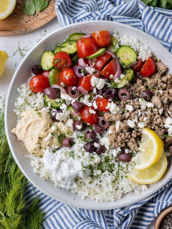 Greek Ground Turkey Rice Bowls (4)