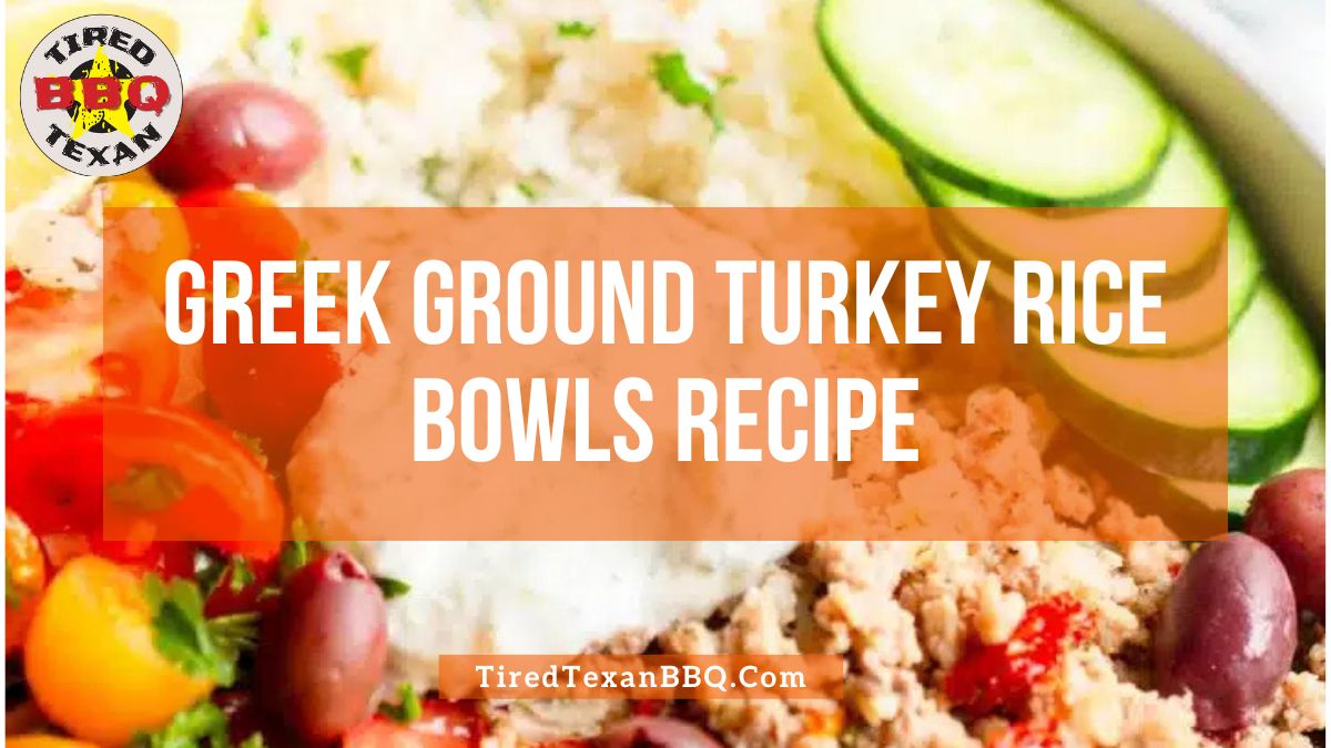 Greek Ground Turkey Rice Bowls