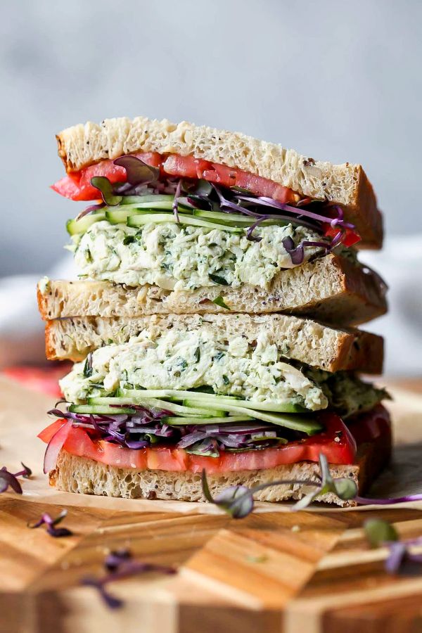 Green Goddess Chicken Salad