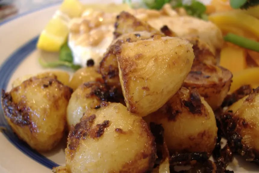 Honey Mustard Roasted Potatoes (4)