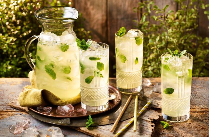 Iced Pineapple Mint Green Tea Recipe (1)