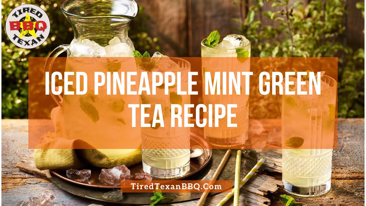 Iced Pineapple Mint Green Tea Recipe