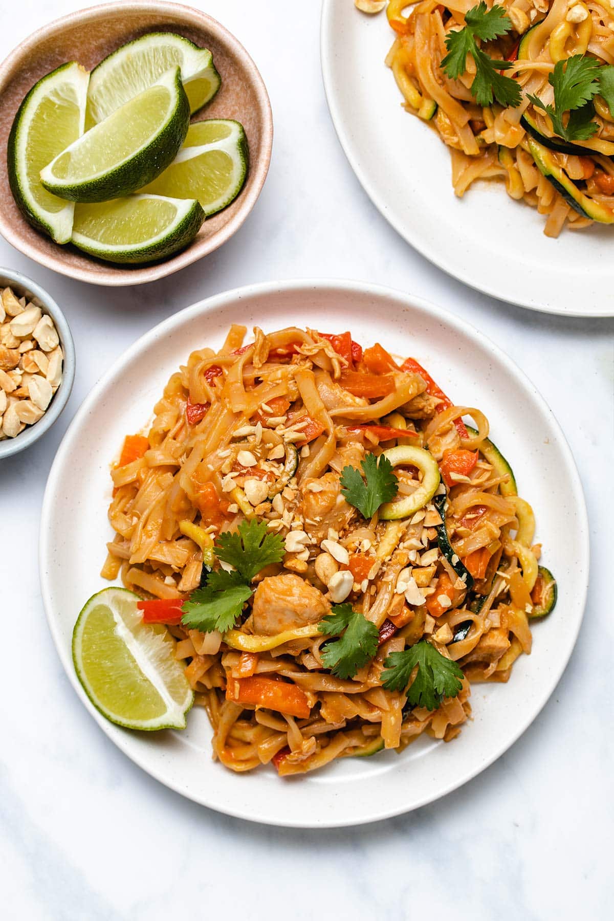 Instant Pot Chicken Pad Thai {Gluten Free}