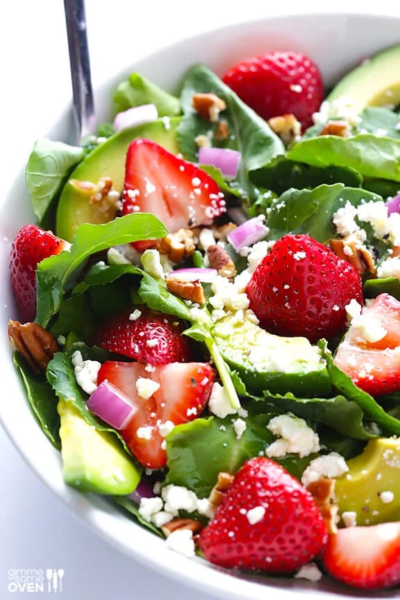 Kale & Strawberry Salad