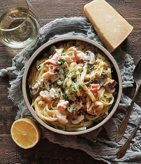 Lemon Crab Pasta