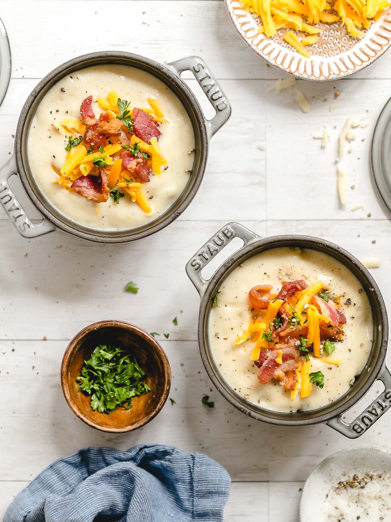 Loaded Cauliflower Soup