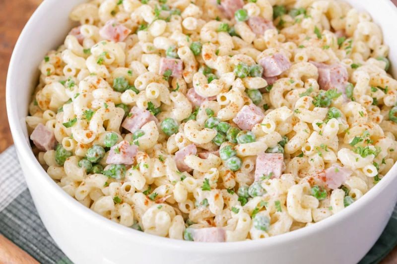 Macaroni Salad With Ham