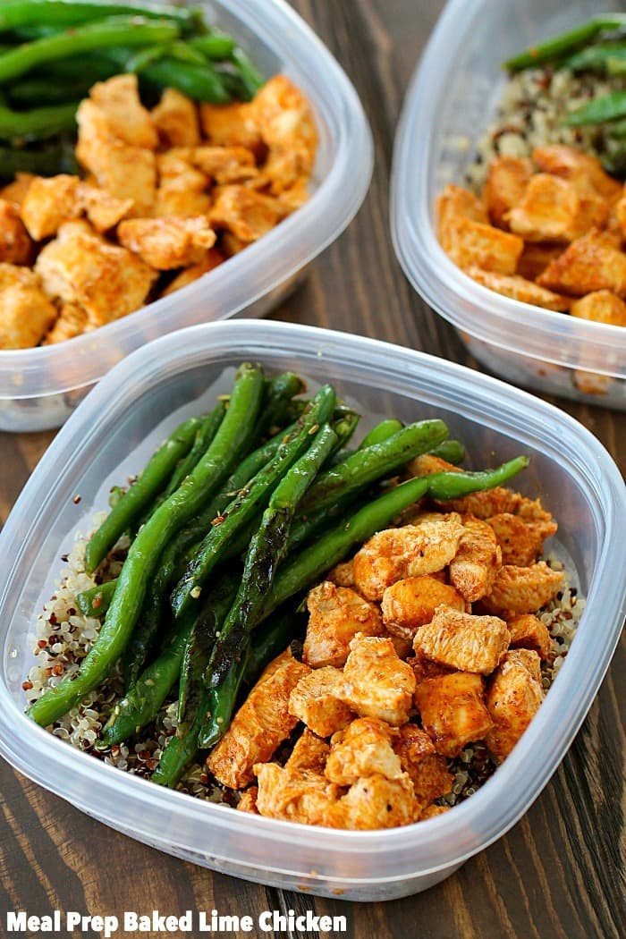 Meal Prep Chili Lime Chicken Bowls