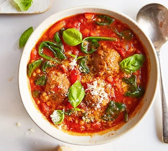 Meatball & Tomato Soup