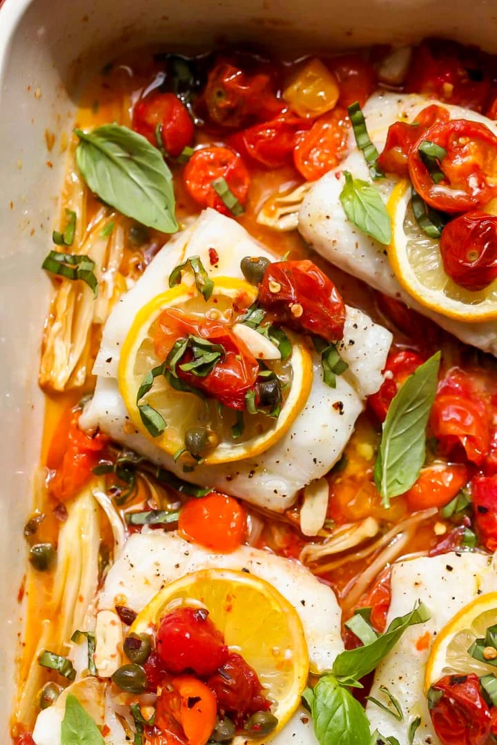 Mediterranean Baked Cod Recipe (2)
