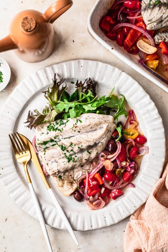 Mediterranean Baked White Fish (2)