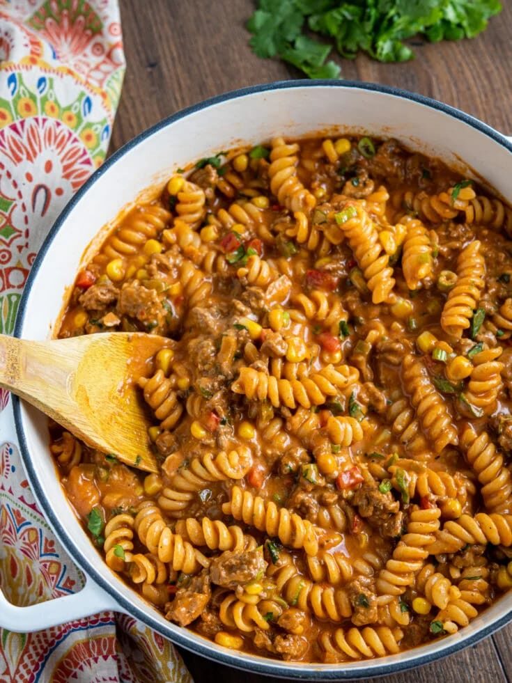 One Pot Beef Taco Pasta (4)