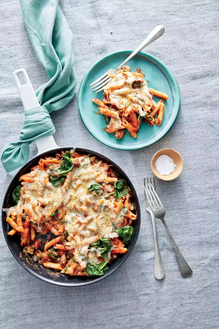 One Pot Cheesy Pasta Bake