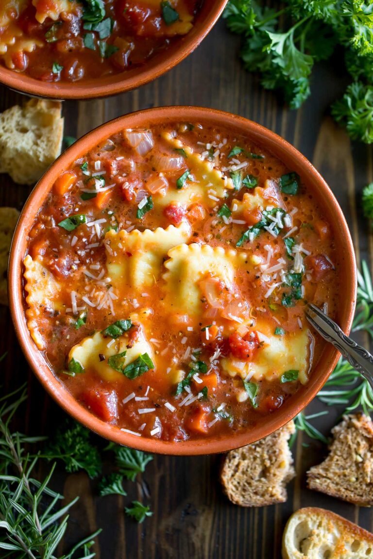 One Pot Ravioli Soup Recipe (2)