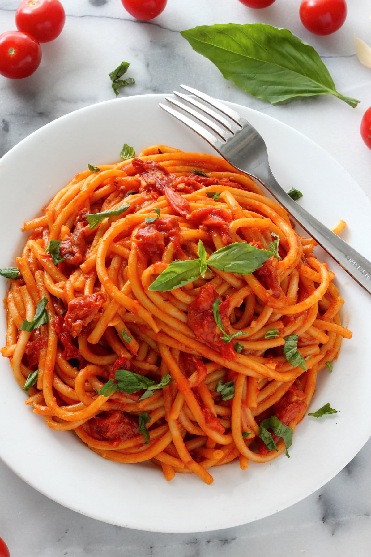 One Pot Tomato Basil Pasta