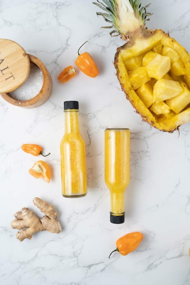 Pineapple Habanero Hot Sauce Recipe (3)