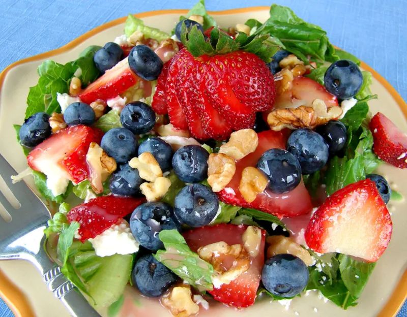 Red, White and Blue Summer Salad