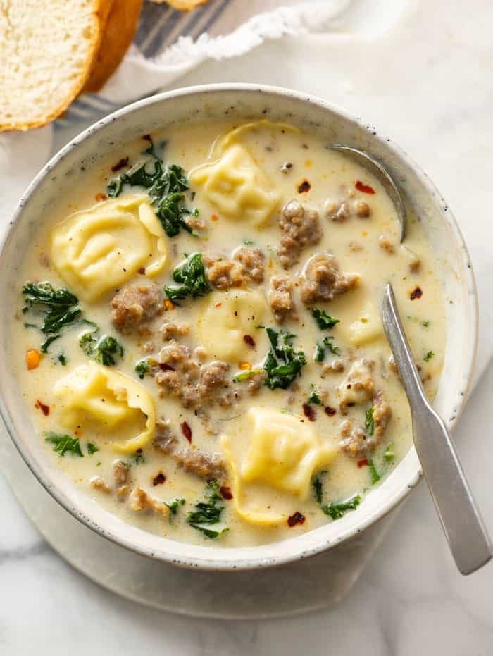 Sausage & Tortellini Soup Recipe (1)