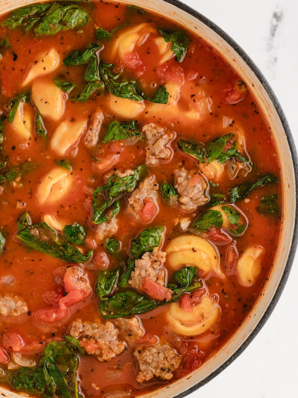 Sausage & Tortellini Soup Recipe (2)