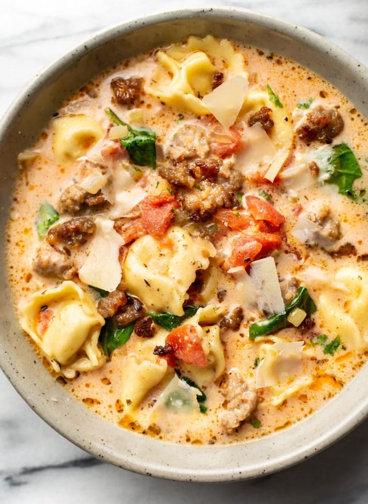 Sausage & Tortellini Soup Recipe (4)
