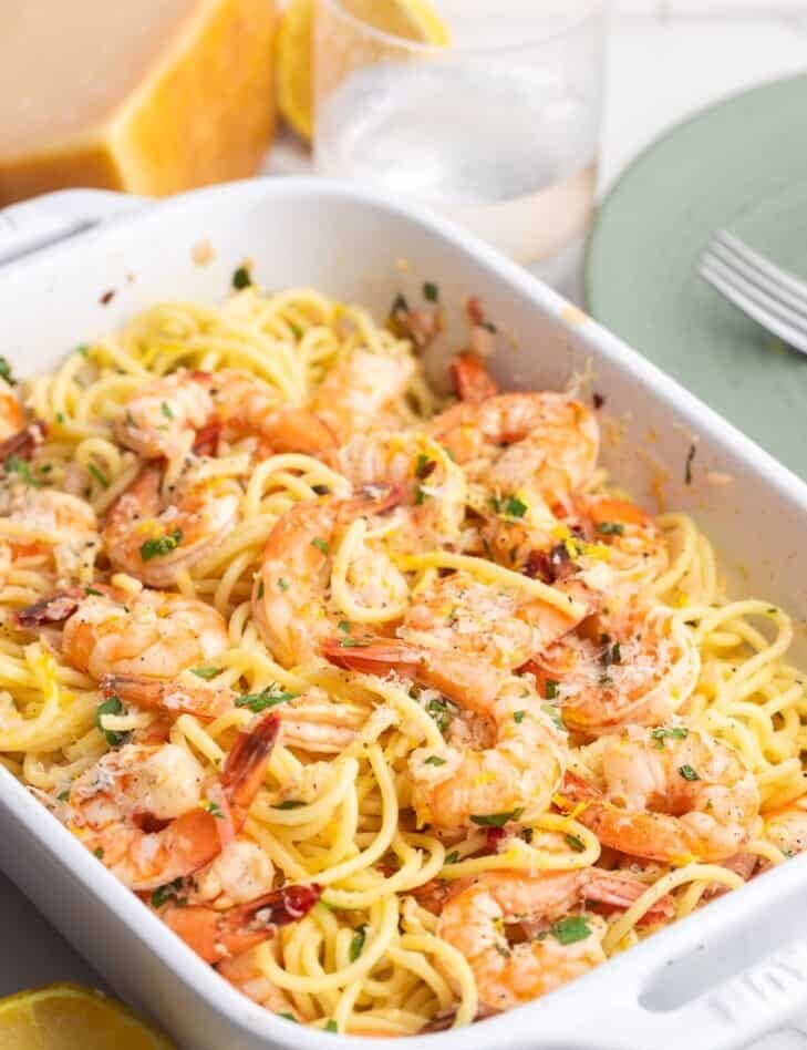Shrimp Scampi Pasta Bake Recipe (2)